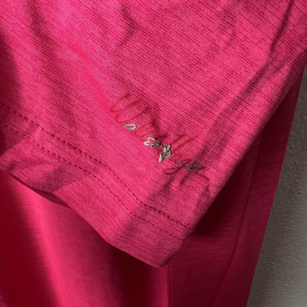 Walter Hagen Polo Shirt Mens XL Pink Performance Golf Essential Lightweight - Picture 4 of 6